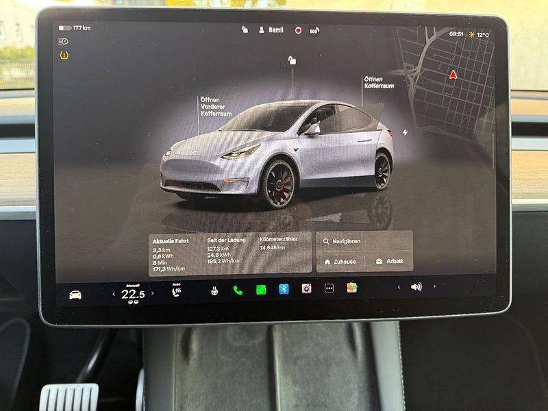 Silber Gebraucht 2023 Tesla Model Y Performance SUV | 31.950 € (Guter Preis) - Bild 1/4