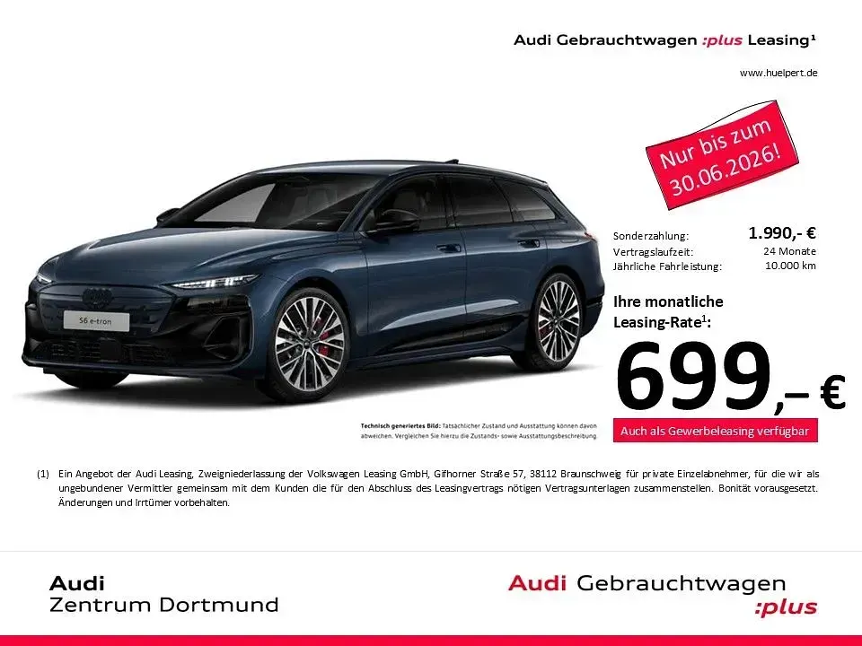 Gebraucht Audi S6 e-tron Sport 369 kW (503 PS) 2025 Blau Limousine