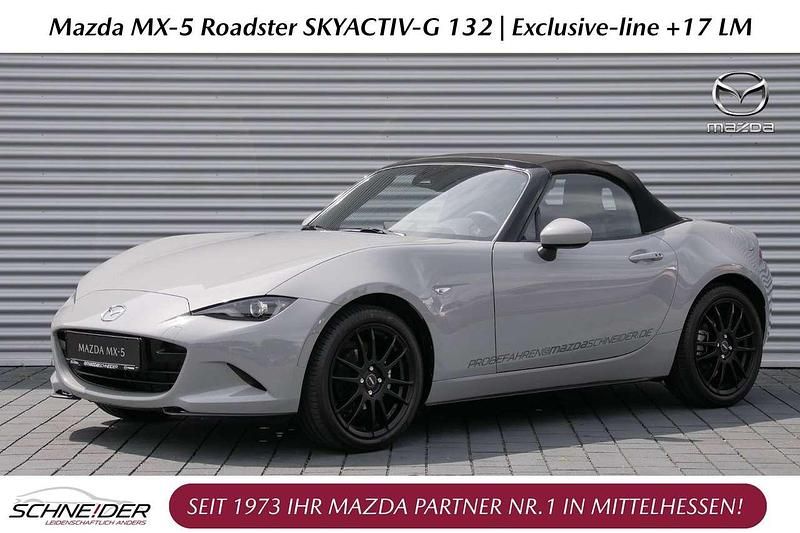Aero gray m Gebraucht 2024 Mazda MX5 Exclusive-Line Cabrio | 29.789 € (Guter Preis) - Bild 1/4
