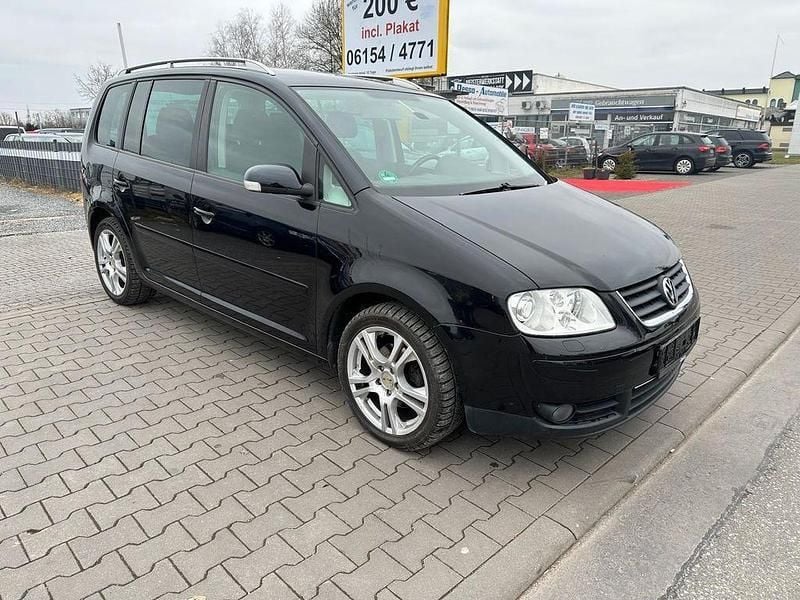 Schwarz Gebraucht 2006 VW Touran Highline Van / Kleinbus | 2.999 € (Fairer Preis) - Bild 1/4