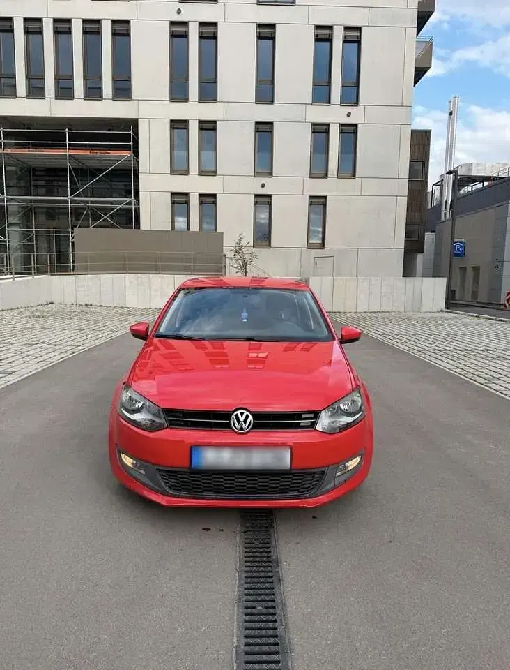Gebraucht VW Polo Comfortline 75 PS (55 kW) 2009 Rot Kleinwagen