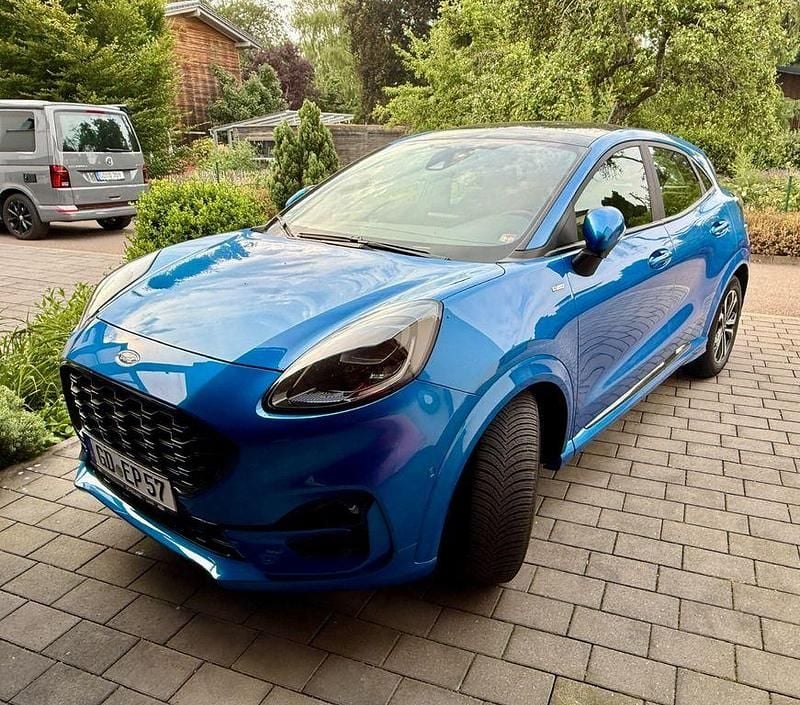 Blau Gebraucht 2021 Ford Puma ST-Line SUV | 18.700 € (Superpreis) - Bild 1/4