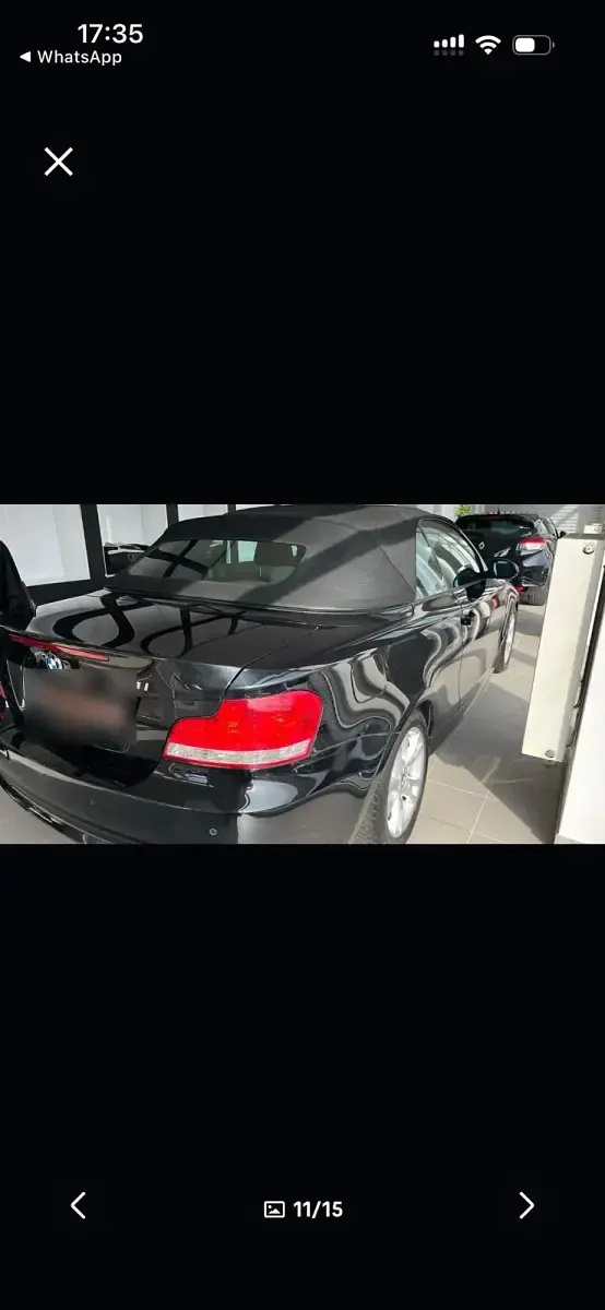 Gebraucht BMW 120 Cabriolet 170 PS (125 kW) 2008 Schwarz Cabrio