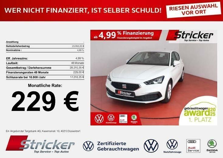 Używany Seat Leon Style 150 KM (110 kW) 2025 Biały Sedan/Limuzyna