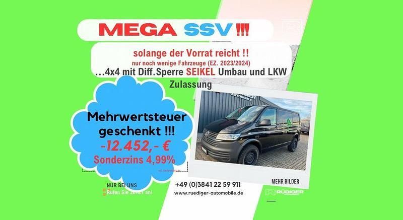Schwarz Neu 2024 VW T6.1 Van | 65.538 € - Bild 1/4