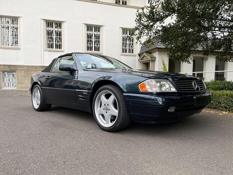 Gebraucht Mercedes SL600 394 PS (289 kW) 1996 Blau Cabrio