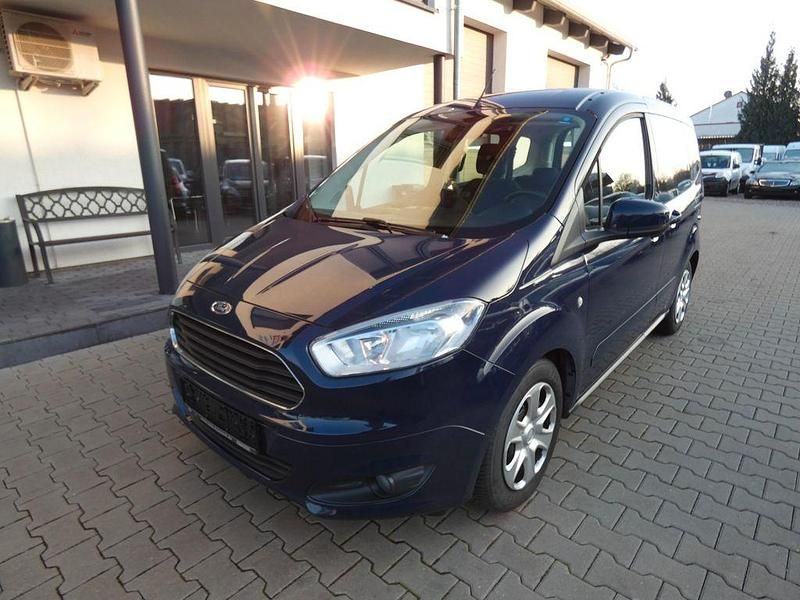 Gebraucht Ford Tourneo Courier Trend 101 PS (74 kW) 2015 Blau Van / Kleinbus
