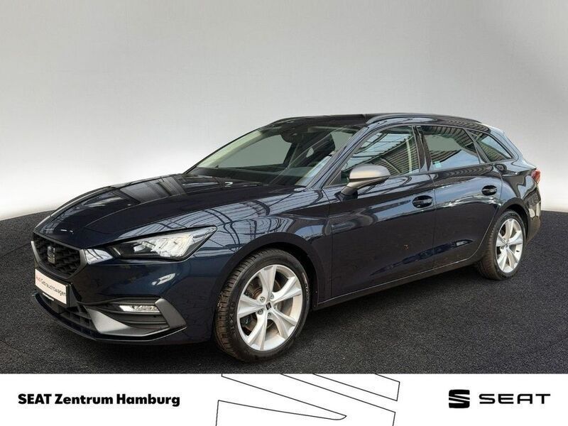Asphalt blau metallic Gebraucht 2022 Seat Leon FR Kombi | 23.450 € (Fairer Preis) - Bild 1/4