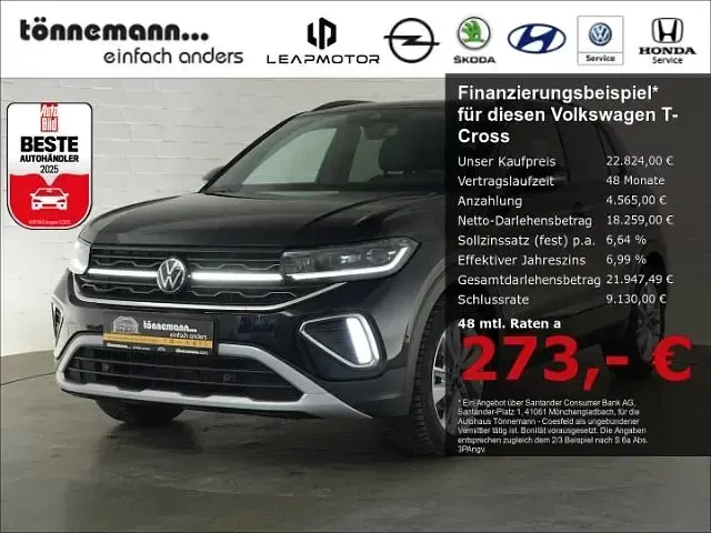 Gebraucht VW T-Cross Goal 116 PS (85 kW) 2025 SUV
