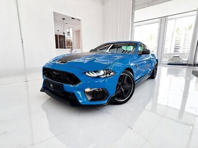 Blau Neu 2025 Ford Mustang Mach 1 Coupé | 69.990 € - Bild 1/4