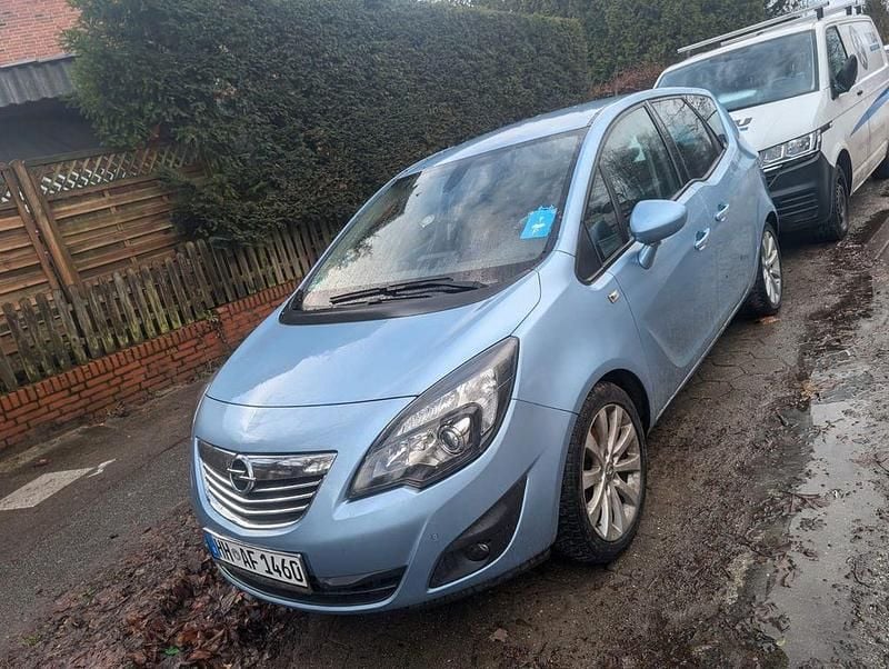 Blau Gebraucht 2013 Opel Meriva Edition Van / Kleinbus | 4.900 € (Guter Preis) - Bild 1/4