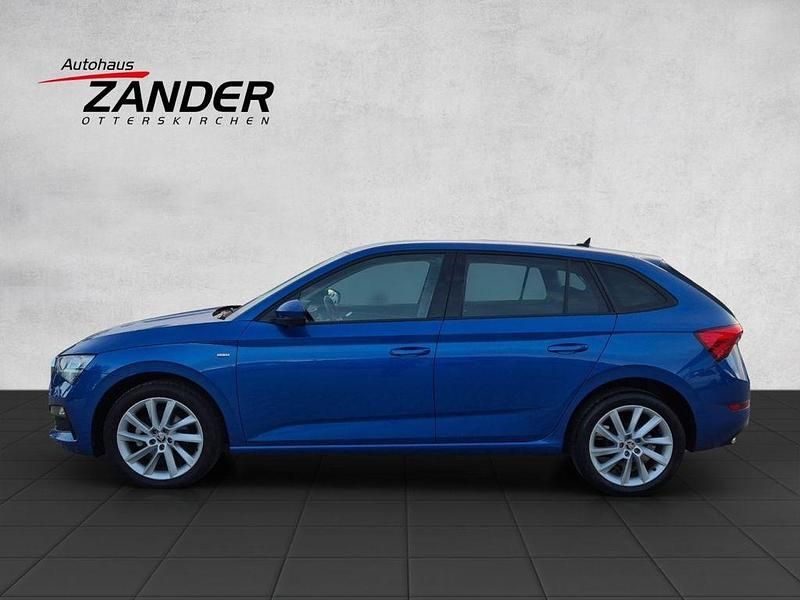 Gebraucht Skoda Scala Clever 150 PS (110 kW) 2021 Raceblau Kleinwagen