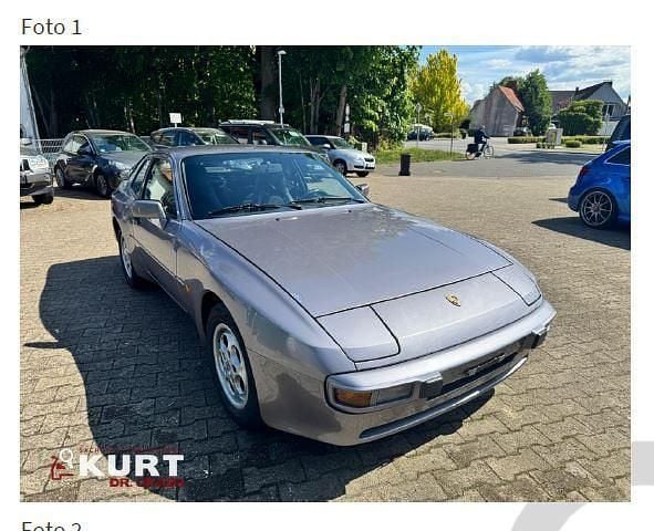 Blau Gebraucht 1987 Porsche 944 S Coupé | 29.900 € - Bild 1/4