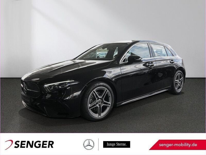 Schwarz Gebraucht 2024 Mercedes A200 AMG Limousine | 34.590 € (Fairer Preis) - Bild 1/4