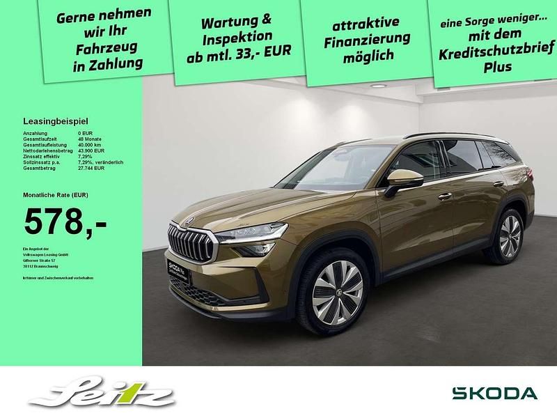 Bronx gold metallic Gebraucht 2024 Skoda Kodiaq Selection SUV | 42.850 € (Guter Preis) - Bild 1/3