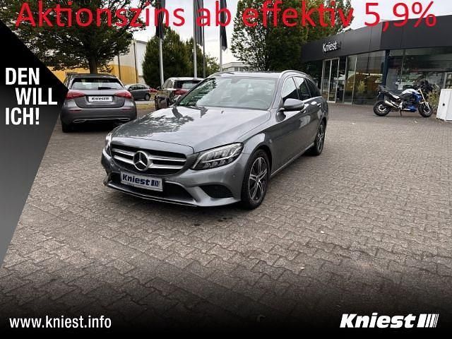 Grau Gebraucht 2021 Mercedes C220 Kombi | 26.990 € (Guter Preis) - Bild 1/4