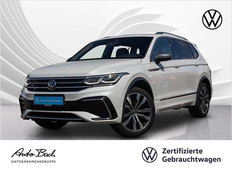 Weiß (oryxweiß perlmutteffekt) Gebraucht 2023 VW Tiguan Allspace R-line SUV | 39.840 € (Etwas zu teuer) - Bild 1/4