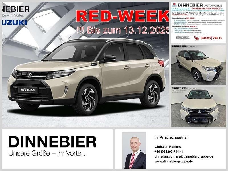 Savannah ivory metallic / cosm Gebraucht 2025 Suzuki Vitara Comfort+ SUV | 24.890 € (Fairer Preis) - Bild 1/4