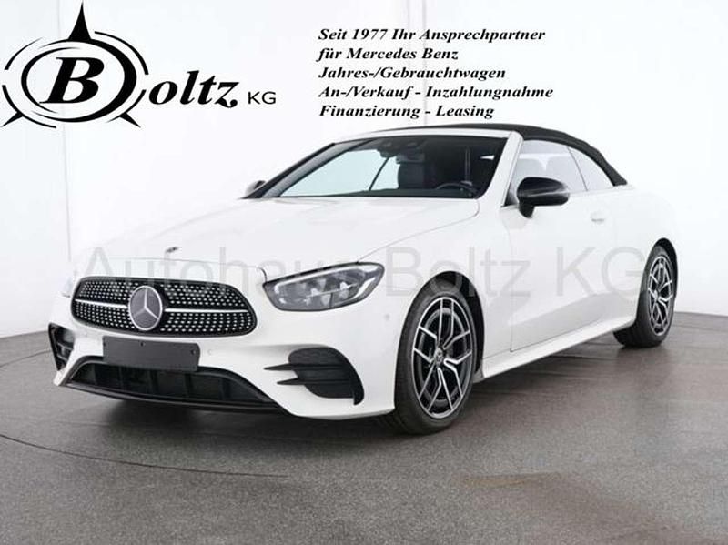 Polarweiß Gebraucht 2024 Mercedes E200 AMG Cabrio | 51.800 € (Fairer Preis) - Bild 1/4