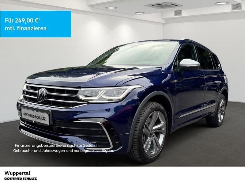 Blau Gebraucht 2022 VW Tiguan Allspace R-line SUV | 37.490 € (Fairer Preis) - Bild 1/4