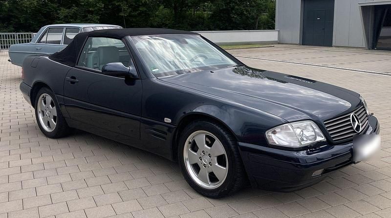 Gebraucht Mercedes SL320 224 PS (164 kW) 2000 Schwarz Cabrio