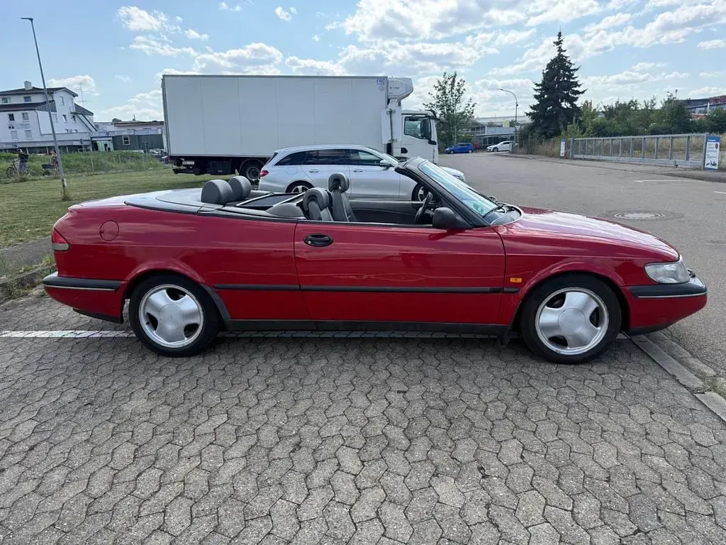 Gebraucht Saab 900 Cabriolet 170 PS (125 kW) 1994 Rot Cabrio