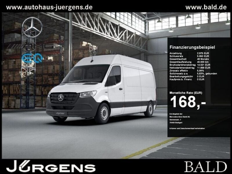 Gebraucht Mercedes E-Sprinter 85 kW (116 PS) 2021 Weiß Van