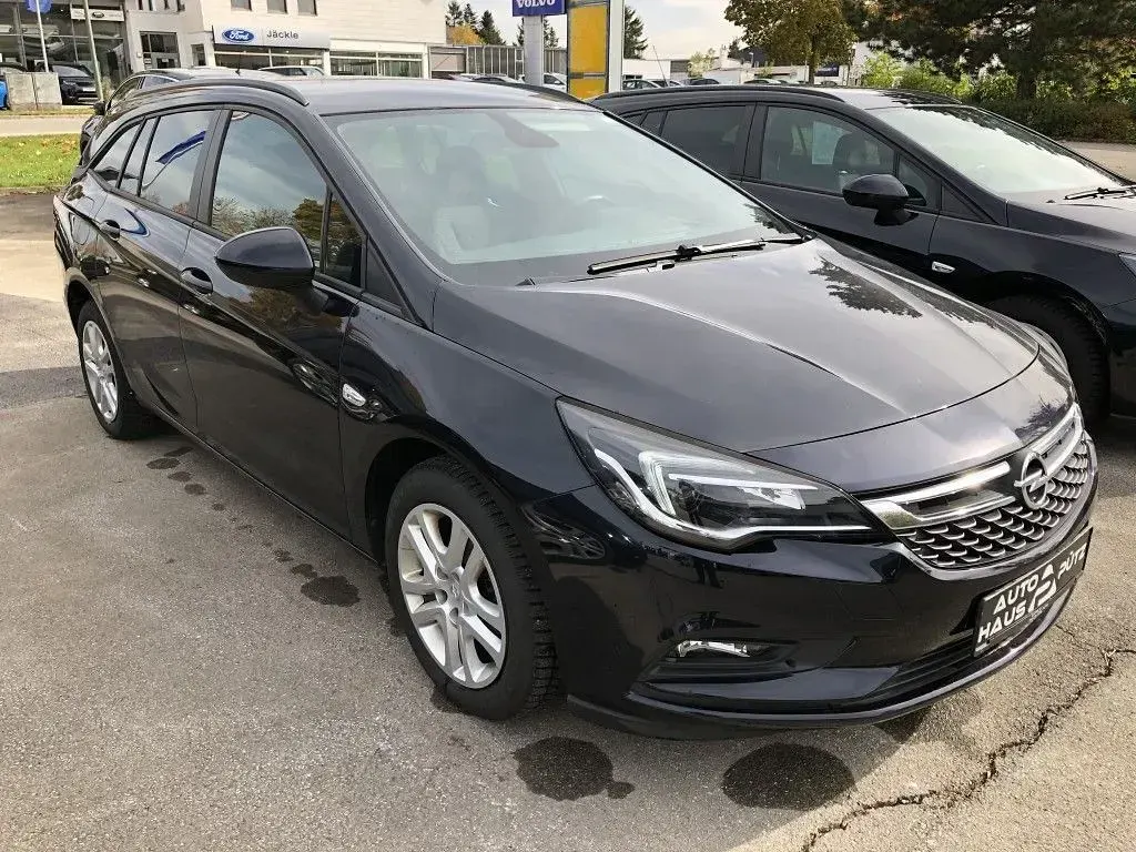 Gebraucht Opel Astra 110 PS (80 kW) 2018 Schwarz Kombi