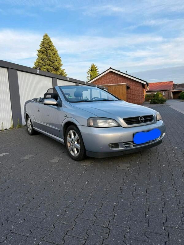 Blau Gebraucht 2001 Opel Astra Cabriolet Cabrio | 949 € (Superpreis) - Bild 1/4