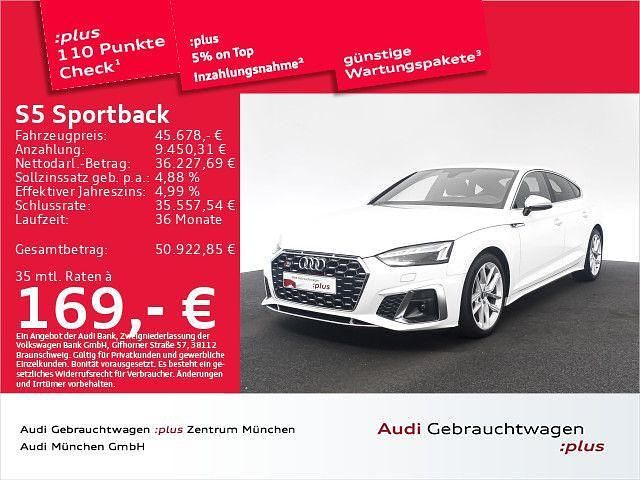 Gebraucht Audi S5 Sportback Ambiente 341 PS (250 kW) 2023 Ibisweiß Kleinwagen