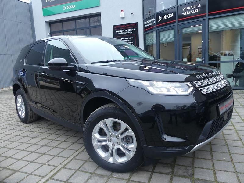 Santorini black (metallic) Gebraucht 2021 Land Rover Discovery Sport S SUV | 28.799 € (Superpreis) - Bild 1/4