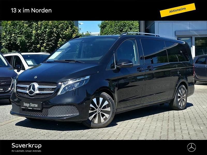 Obsidianschwarz Gebraucht 2023 Mercedes V250 Edition Van / Kleinbus | 65.450 € - Bild 1/4
