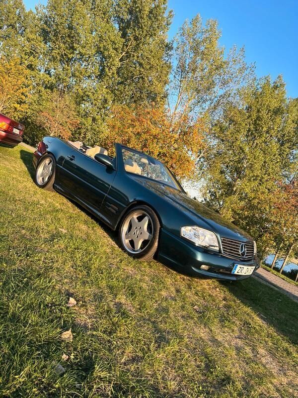Grün Gebraucht 2001 Mercedes SL500 Cabrio | 23.000 € - Bild 1/4