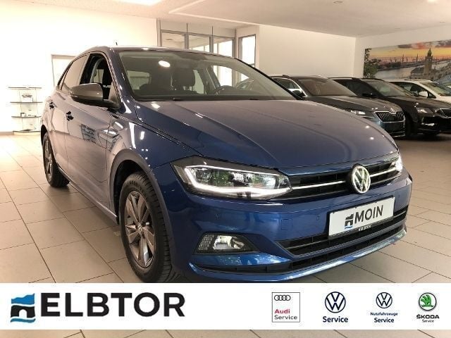 Reef blue metallic Gebraucht 2020 VW Polo Comfortline Kleinwagen | 17.880 € (Fairer Preis) - Bild 1/2
