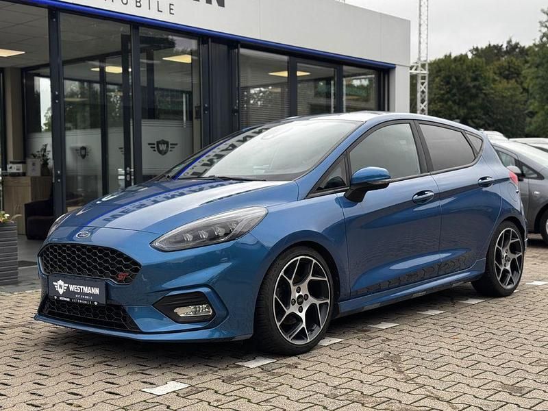 Blau Gebraucht 2019 Ford Fiesta ST Kleinwagen | 16.900 € (Fairer Preis) - Bild 1/4