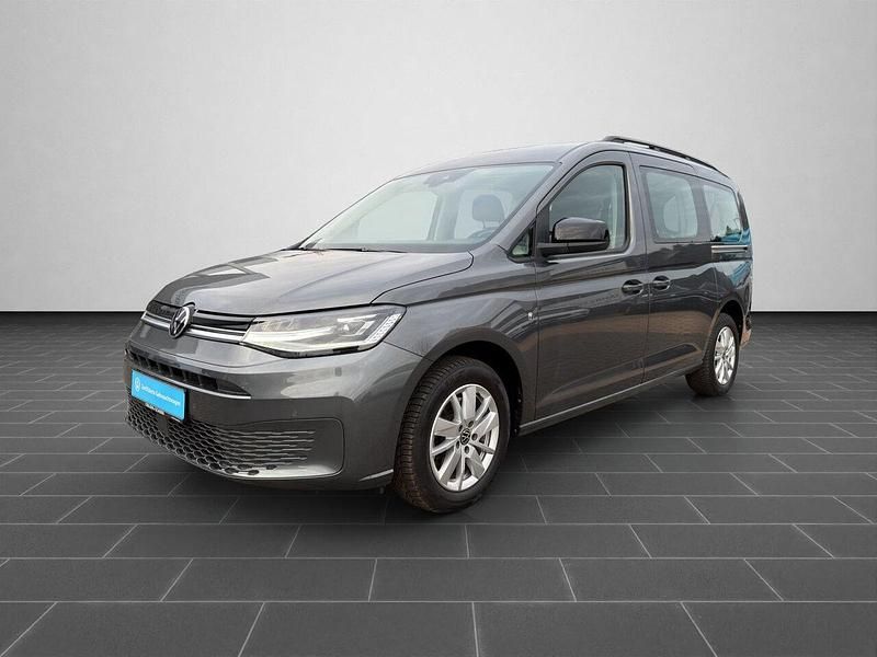 Indiumgrau metallic (metallic) Gebraucht 2022 VW Caddy Maxi Life Van / Kleinbus | 27.900 € (Fairer Preis) - Bild 1/4