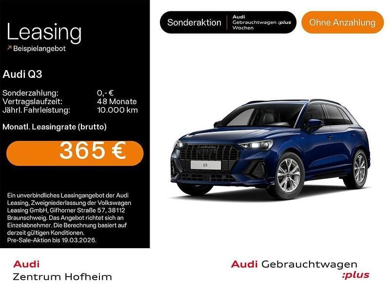 Gebraucht Audi Q3 S-Line 150 PS (110 kW) 2025 Navarrablau metallic SUV