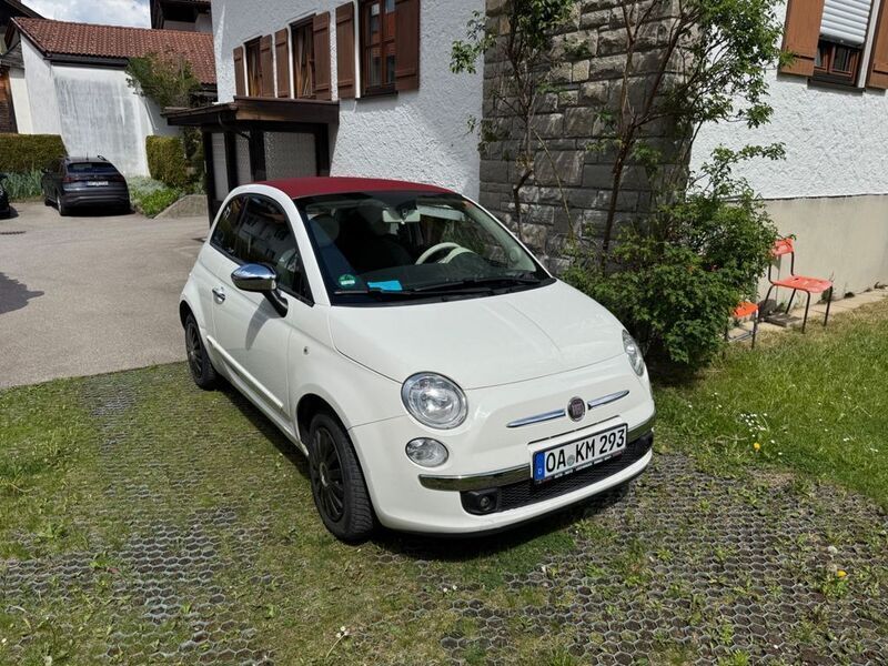 Weiß Gebraucht 2010 Fiat 500 Cabrio | 4.500 € (Guter Preis) - Bild 1/4