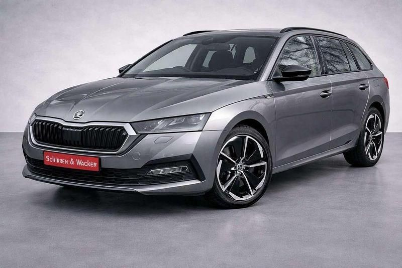 Graphitegrau metallic Gebraucht 2024 Skoda Octavia SportLine Kombi | 29.450 € (Teuer) - Bild 1/4