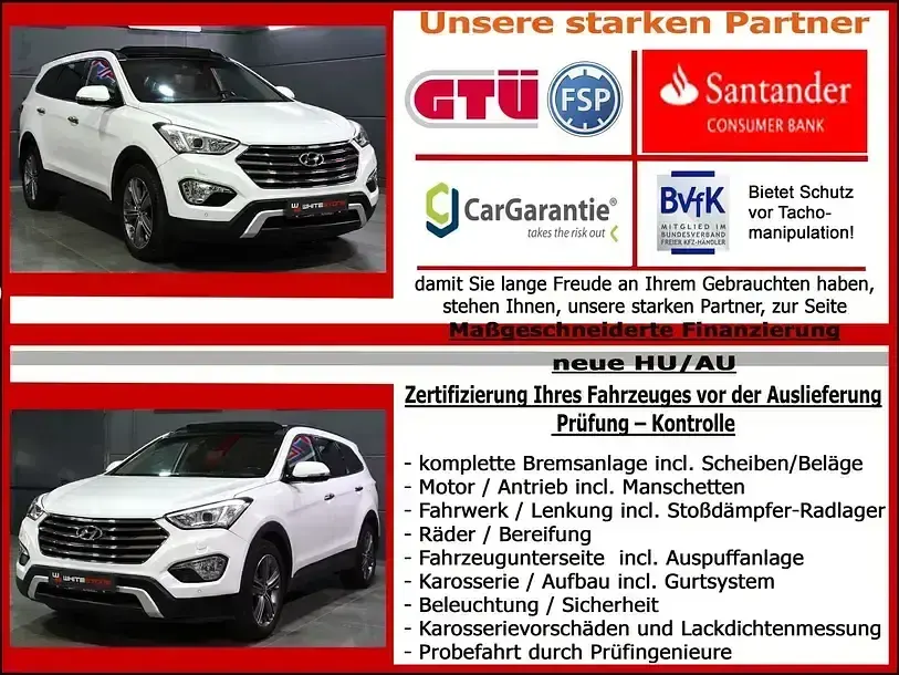 Gebraucht Hyundai Santa Fe 197 PS (144 kW) 2014 Weiß SUV