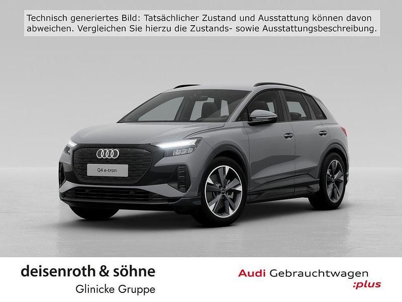 Kieselgrau Gebraucht 2023 Audi Q4 e-tron Advanced SUV | 34.930 € (Etwas zu teuer) - Bild 1/4