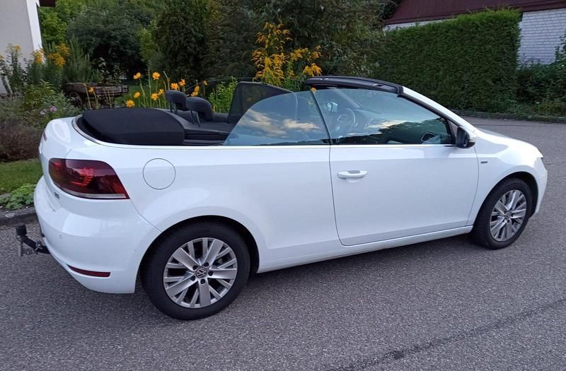 Weiß Gebraucht 2014 VW Golf Cabriolet Cabrio | 14.500 € (Teuer) - Bild 1/4