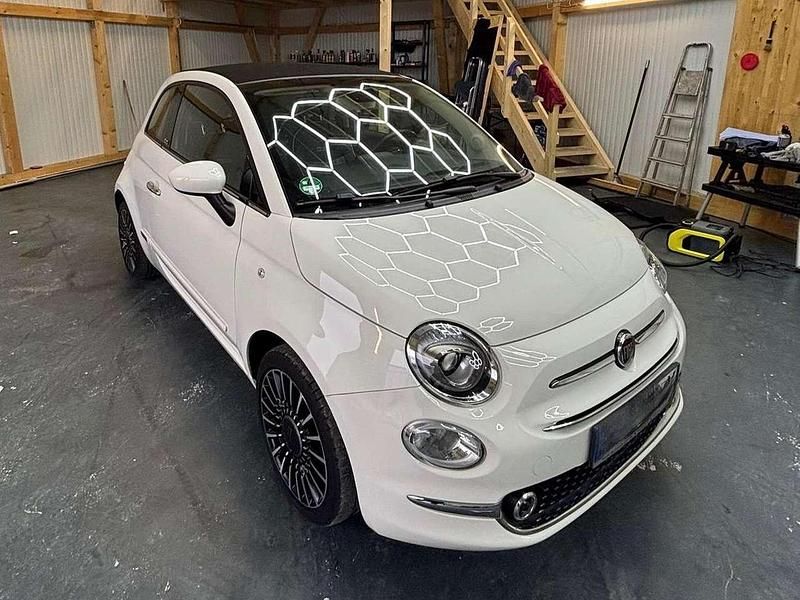 Weiß Gebraucht 2019 Fiat 500C Lounge Cabrio | 8.995 € (Fairer Preis) - Bild 1/4