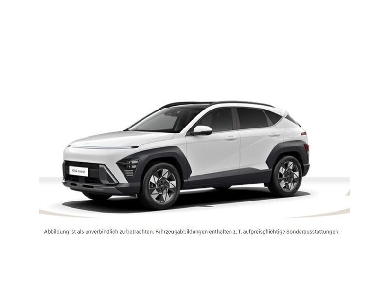 Atlas white / sol Gebraucht 2024 Hyundai Kona Eco SUV | 31.180 € (Fairer Preis) - Bild 1/4