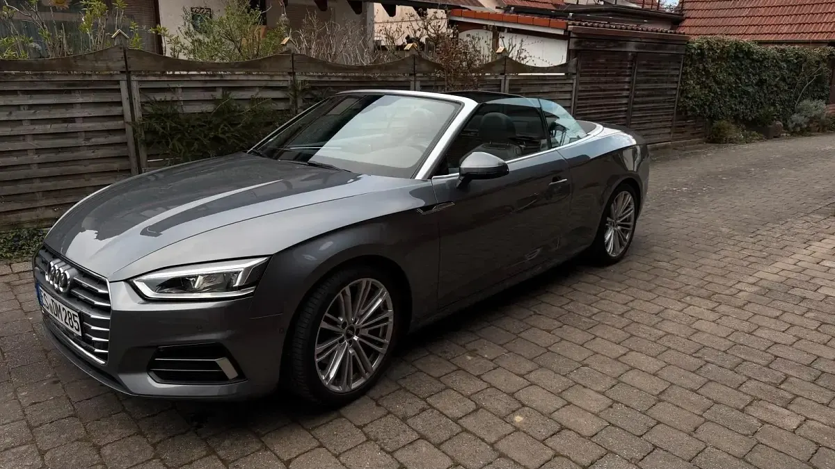 Używany Audi A5 Cabriolet 252 KM (185 kW) 2018 Szary Kabriolet