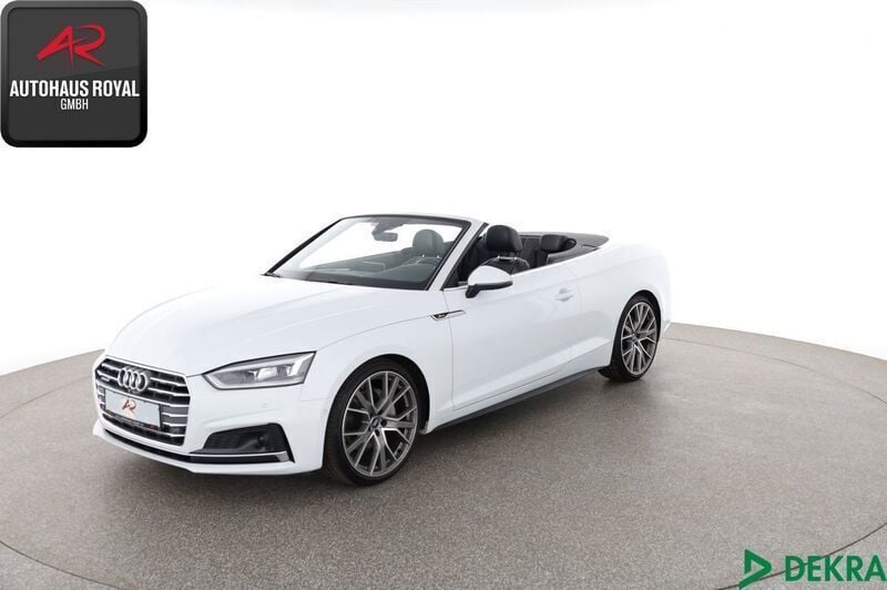 Weiss Gebraucht 2019 Audi A5 Cabriolet S-Line Cabrio | 31.880 € (Fairer Preis) - Bild 1/4