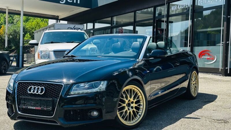 Schwarz Gebraucht 2009 Audi A5 Cabriolet S-Line Cabrio | 8.499 € (Guter Preis) - Bild 1/4
