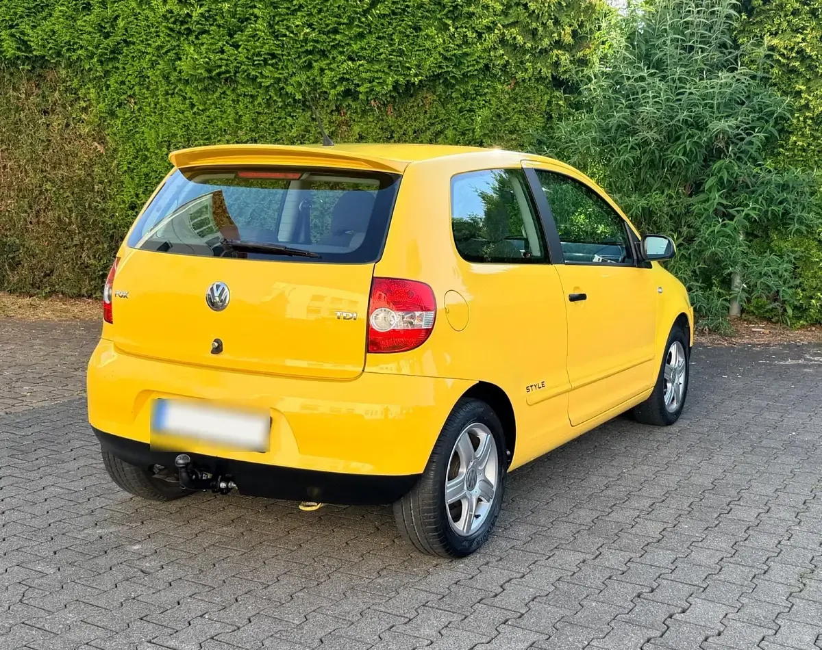 Gebraucht VW Fox Style 70 PS (51 kW) 2010 Gelb Kleinwagen