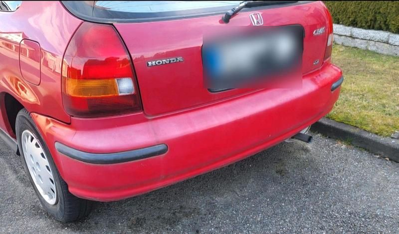 Gebraucht Honda Civic 1997 Rot Kleinwagen