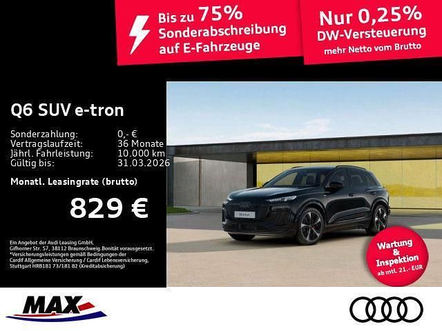 Neu Audi Q6 e-tron S-Line 284 kW (387 PS) 2025 Schwarz SUV